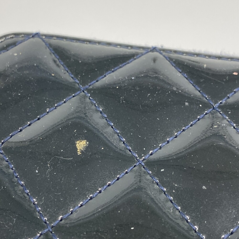 CHANEL Authentic Blue Leather Wallet - Picture 6 of 12